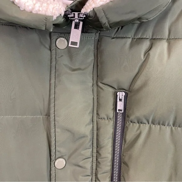 Marc New York by Andrew Marc Men’s Green Puffer Coat Outerwear Size M